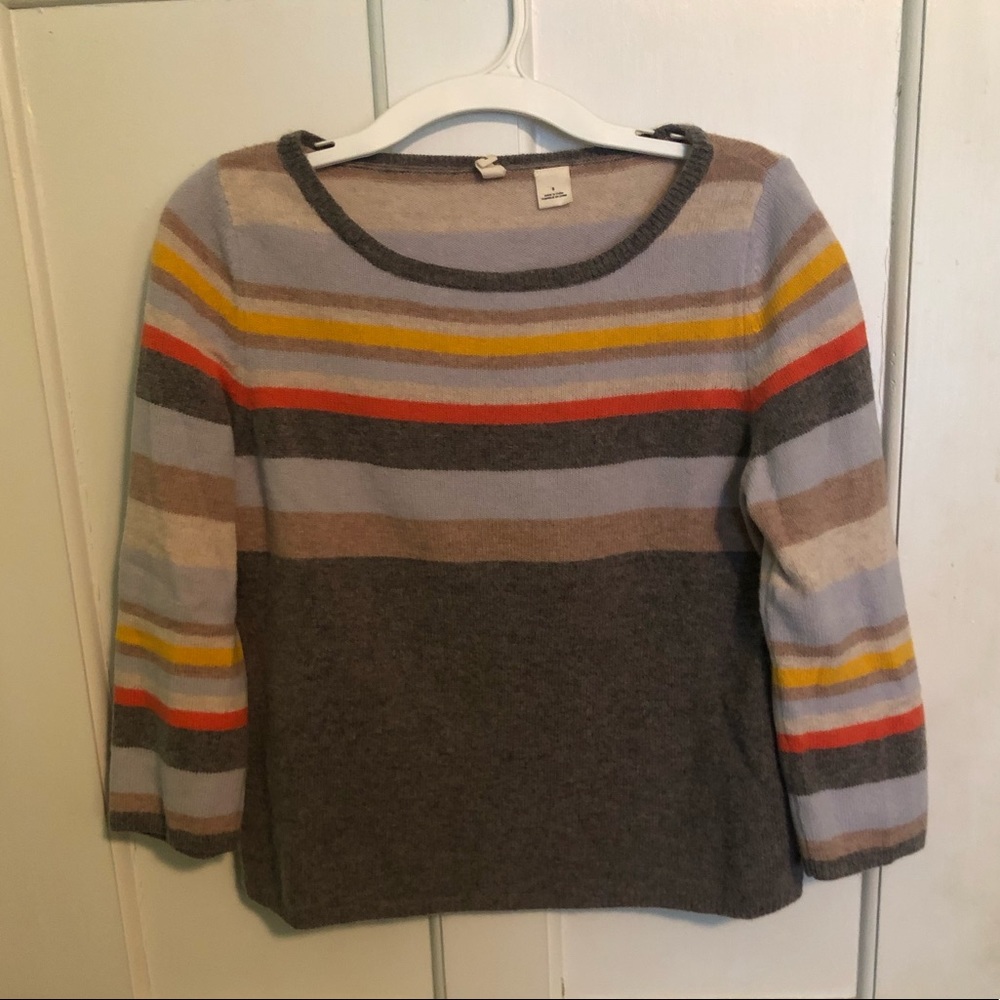 Moth Anthropologie Cropped Wool Sweater